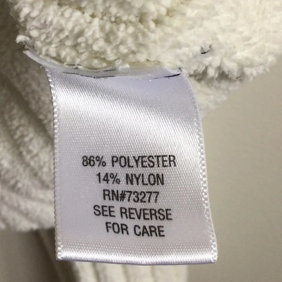 Sonoma Oversized Soft V-Neck Sweater, off-white, labeled size XL - Picture 5 of 8